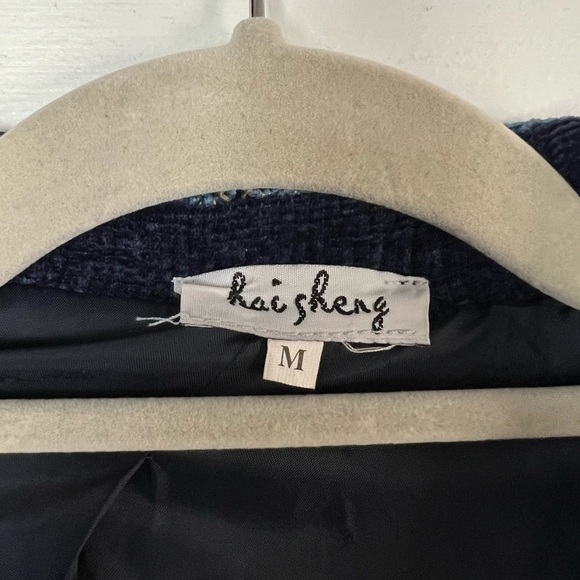 Vintage Southwest Aztec Woven Jacket Western Boho Ethnic Tribal Print M - Picture 6 of 8